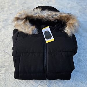 Women's Nautica Heavy Puffer Jacket with Fur